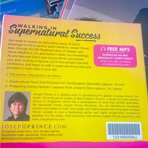 Inspirational CDs and DVDs from the Joesph Prince collection